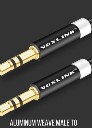 Аудио кабель AUX Vоxlink 2 метра mini Jack 3.5мм - 3.5мм для н...
