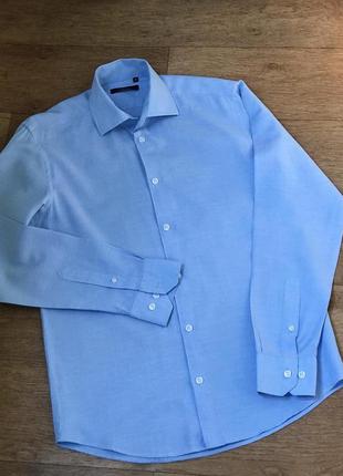 Мужская голубая рубашка arber (39 р)