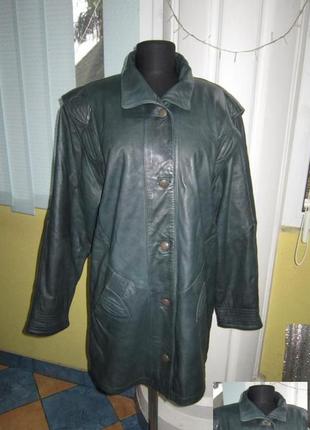 Стильная женская кожаная куртка gazelli. италия. лот 780