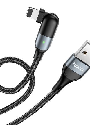 USB кабель з USB на Lightning HOCO U1001.2m, 2.4A | Black