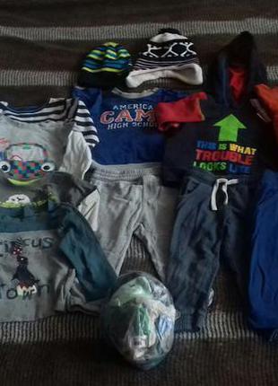 Разная одежда мальчику до года и до 2 лет пакетом(и по отдельно)