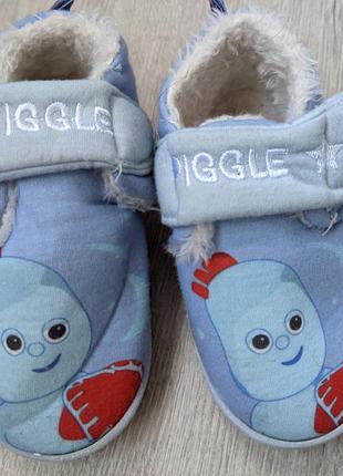 Тапочки детские тёплые для дома  в садик iggle piggle 13 см