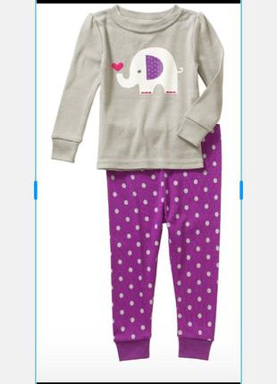 Пижама хлопковая трикотажная для девочки комплект набор