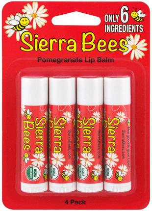 Органический бальзам для губ sierra bees (organic lip balm) 4 ...