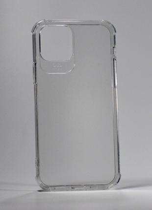 Чехол на Iphone 12 прозрачный противоударный