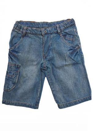Детские шорты джинс для мальчика  92, 104 см (полномерные)
