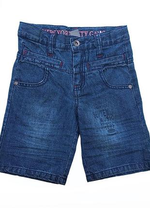 Детские шорты джинс для мальчика 80-92  см