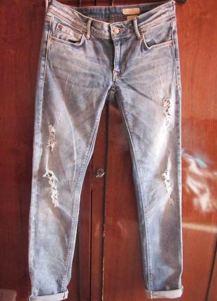 Фирменные джинсы h&m размер 25-26
