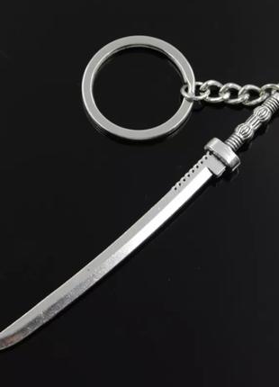 Брелок мужской металлический для ключей самурайский меч, сабля...