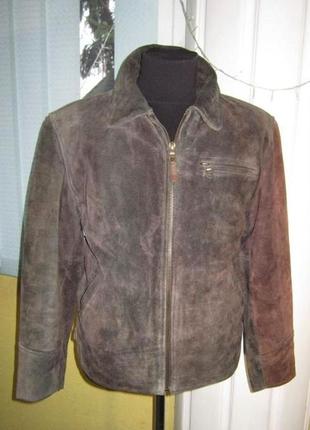 Утеплена шкіряна чоловіча куртка david moore. німеччина. лот 782