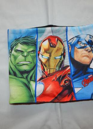Баф на мальчика на флисе marvel avengers