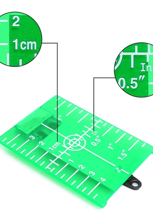 Магнитная лазерная мишень-панель для зеленого лазерного уровня