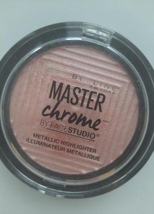 Maybelline master chrome хайлайтер 050