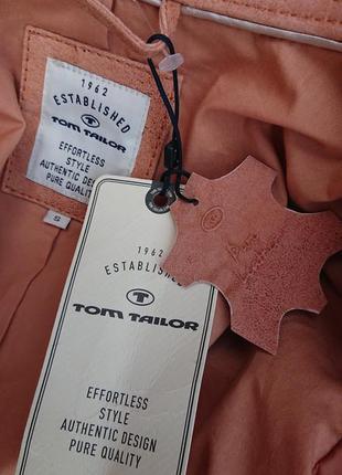 Брендова фірмова шкіряна куртка tom tailor,нова з бірками.