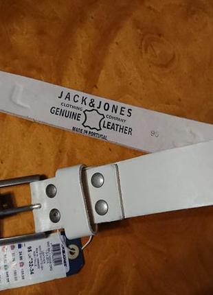 Брендовый кожаный ремень пасок jack &amp;jones,оригинал,новый ...