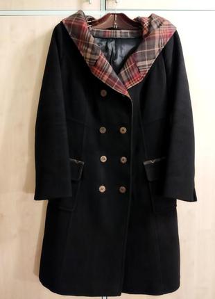 Шерстяное пальто женское в стиле «casual