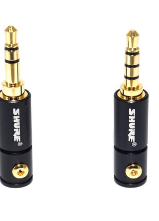 Штекер разборной mini jack 2.5mm SHURE 3pin / 4pin мини джек