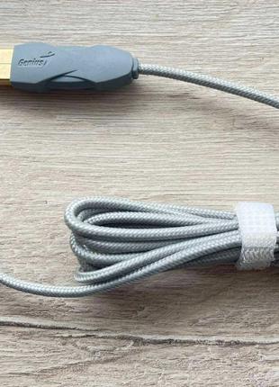 5 pin USB провід шнур Genius в нейлонову оплітку для мишки або...