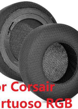 Амбушюри для навушників Corsair Virtuoso RGB Wireless SE ТКАНИНА