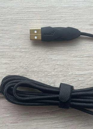 5 pin USB провід шнур Genius в нейлонову оплітку для мишки або...