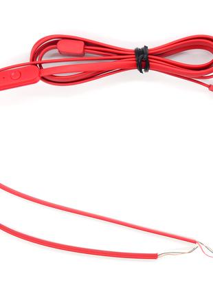 Плоский кабель провод шнур с микрофоном для наушников Sony
