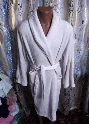 Теплый женский халат большого размера bm