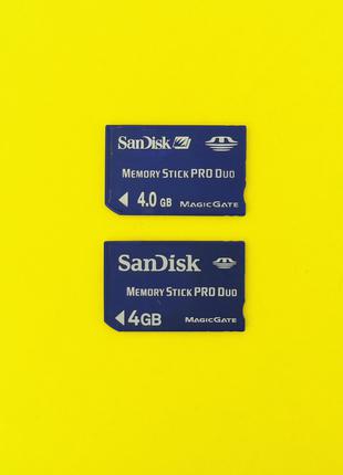 Карта пам'яті Memory Stick Pro Duo 4 Gb SanDisk для Sony