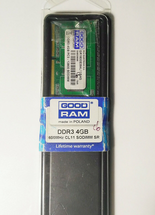 Память/ОЗУ DDR3 4GB/2GB для ноутбука.