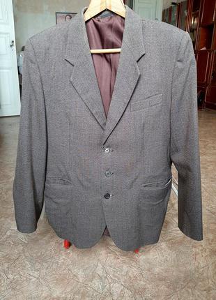 Пиджак мужской костюм классика серый піджак чоловічий класіка