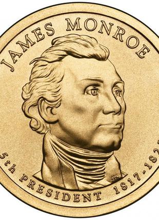 США 1 доллар 2008, 5 президент Джеймс Монро (1817-1825)