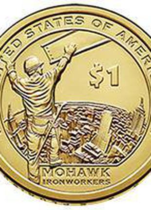 США 1 долар 2015, Сакагавея: Мохокі-робочий