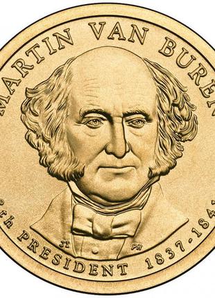 США 1 доллар 2008, 8 президент Мартин Ван Бюрен (1837-1841)