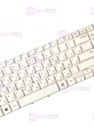 Клавиатура для ноутбука Samsung NP270 series, rus, white