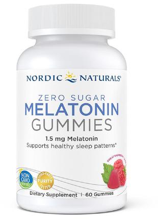 Мелатониновые жевательные конфеты, Melatonin Gummies, Nordic N...