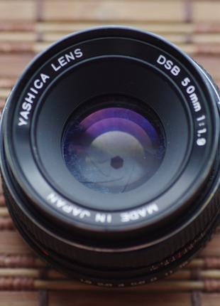 Yashica lens DSB 1.9 50mm для C/Y мини грибок по краю