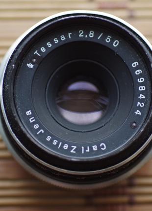 Carl Zeiss Tessar 50mm 2.8 м42 для адаптации , запчасти