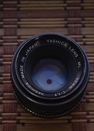 Yashica lens ML 50mm 1.7 для C/Y ( Contax Yashica ) мини грибо...