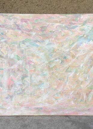 Интерьерная картина «Цветочная буря», холст 80х60 акрил