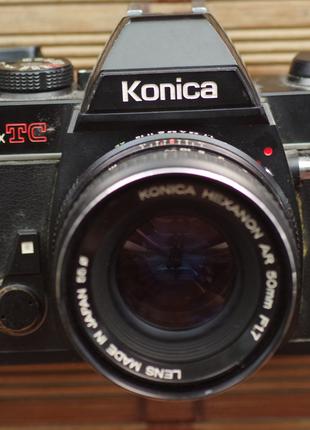 Фотоаппарат Konica AutoReflex TC + HEXANON AR 50mm F/1.7