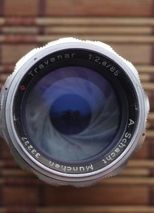 Объектив A.Schacht Munchen Travenar 85mm 2.8 для Leica ( резьб...
