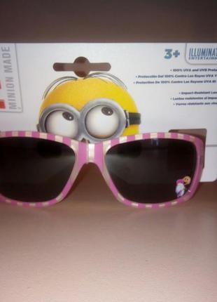 Девочке очки от солнца, 100%uva, миньоны, minion оригинал, 3+