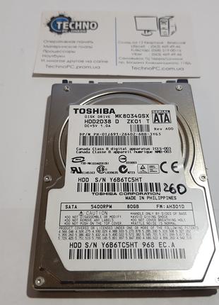 Жорсткий диск 80GB HDD для ноутбука Toshiba 2.5 | SATA | №260