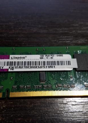 Оперативная память для ноутбука 1GB Kingston DDR2-800Mhz PC2-6...