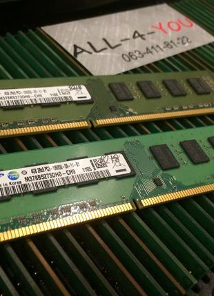 Оперативна пам`ять SAMSUNG DDR3 4GB PC3 10600U 1333mHz Intel/AMD