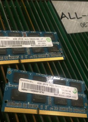 Оперативна пам`ять Ramaxel DDR3 4GB SO-DIMM PC3 10600S 1333mHz...