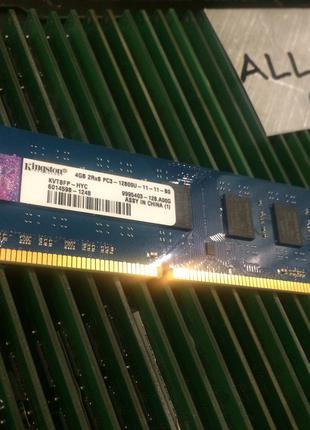 Оперативна пам`ять Kingston DDR3 4GB PC3 12800U 1600mHz Intel/AMD