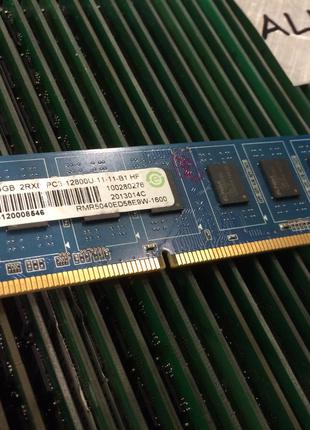 Оперативна пам`ять Ramaxel DDR3 4GB PC3 12800U 1600mHz Intel/AMD