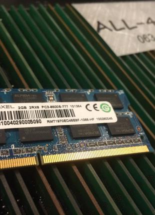 Оперативна пам`ять RAMAXEL DDR3 2GB SO-DIMM PC3 8500S 1066mHz ...