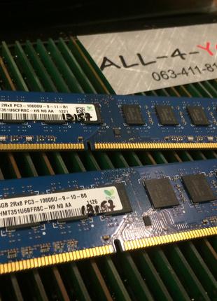 Оперативна пам`ять HYNIX DDR3 4GB PC3 10600U 1333mHz Intel/AMD