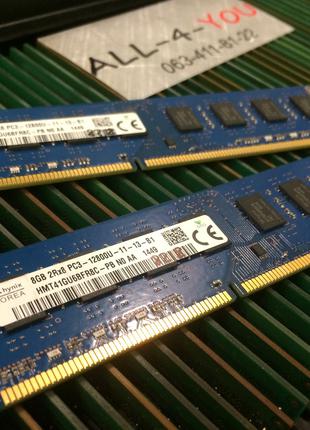 Оперативна пам`ять HYNIX DDR3 8GB PC3 12800U 1600mHz Intel/AMD